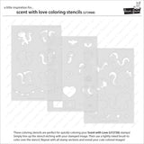 LAWN FAWN: Scent With Love  | Coloring Stencil