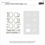 LAWN FAWN: Stamp | Stamp and Stencil Easter Eggs