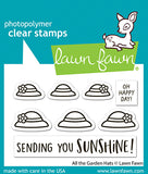 LAWN FAWN: All The Garden Hats | Stamp, Die and Stencils Bundle
