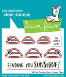 LAWN FAWN: All The Garden Hats | Stamp, Die and Stencils Bundle