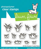 LAWN FAWN: All The Grasses | Stamp, Die and Stencils Bundle