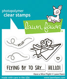 LAWN FAWN: Have A Mice Flight | Stamp, Die and Stencils Bundle