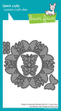 LAWN FAWN: Lawn Cuts Die | Magic Iris Butterfly Wreath Add-on