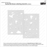 LAWN FAWN: Coloring Stencil | Butterfly Kisses