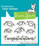 LAWN FAWN: All The Grad Caps | Stamp, Die and Stencils Bundle
