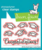 LAWN FAWN: All The Grad Caps | Stamp, Die and Stencils Bundle