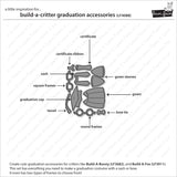 LAWN FAWN: Lawn Cuts Die | Build A Critter | Graduation Accessories