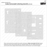 LAWN FAWN: Coloring Stencils | Make Lemonade