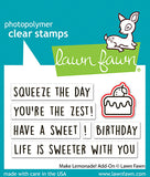 LAWN FAWN: Stamp, Die and Stencils Bundle | Make Lemonade Add-on