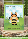 LAWN FAWN: Stamp |  Henry's Build a Sentiment | Honey Bee