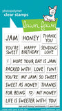 LAWN FAWN: Stamp |  Jam & Honey Sentiments
