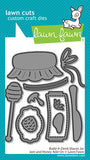 LAWN FAWN: Lawn Cuts Die | Build A Drink | Mason Jar Jam & Honey Add-on