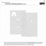 LAWN FAWN: Coloring Stencils | Hive Five