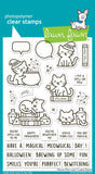 LAWN FAWN: Stamp, Die and Stencils Bundle | Hocus Purr-cus!