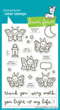 LAWN FAWN: Stamp, Die and Stencils Bundle | I Like Cute Moths