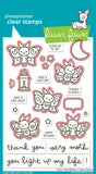 LAWN FAWN: Stamp, Die and Stencils Bundle | I Like Cute Moths