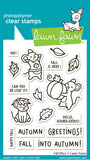 LAWN FAWN: Stamp, Die and Stencils Bundle | Fall Mice