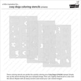 LAWN FAWN: Coloring Stencils | Cozy Dogs