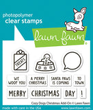 LAWN FAWN: Stamp |  Cozy Dogs Christmas Add-on