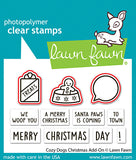 LAWN FAWN: Lawn Cuts Die |  Cozy Dogs Christmas Add-on