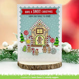LAWN FAWN: Coloring Stencils | Gingerbread House
