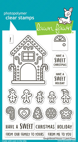 LAWN FAWN: Stamp |  Gingerbread House
