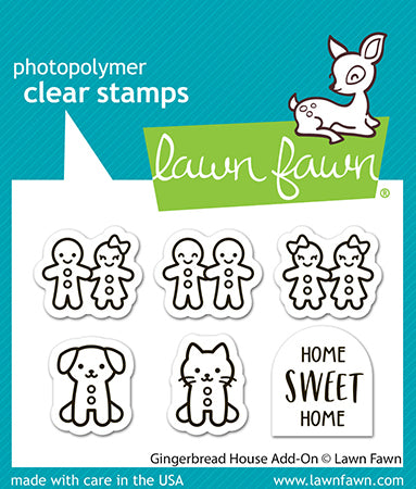 LAWN FAWN: Stamp |  Gingerbread House Add-on