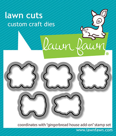 LAWN FAWN: Lawn Cuts Die |  Gingerbread House Add-on