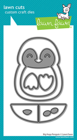 LAWN FAWN: Lawn Cuts Die | Big Hugs Penguin