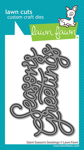 LAWN FAWN: Lawn Cuts Die | Giant Season's Greetings