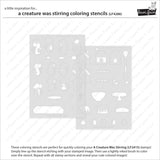 LAWN FAWN: Coloring Stencils | A Creature Was Stirring