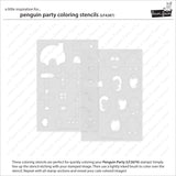 LAWN FAWN: Coloring Stencils | Penguin Party