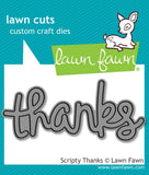LAWN FAWN: Lawn Cuts Die | Scripty Thanks