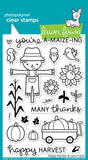 LAWN FAWN: Happy Harvest | Stamp, Coloring Stencil & Die Bundle