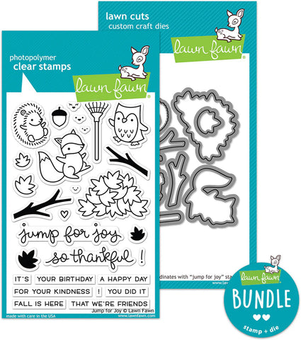 LAWN FAWN: Jump for Joy | Stamp & Die Bundle