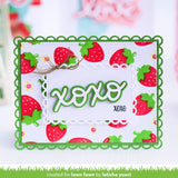 LAWN FAWN: Strawberry Fields Background | Layering Stencils