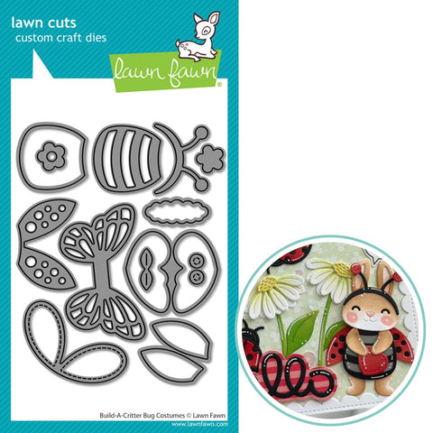 LAWN FAWN: Lawn Cuts Die | Build A Critter | Bug Costumes
