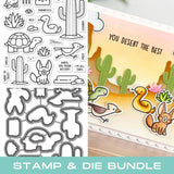 LAWN FAWN: Critters In The Desert | Stamp & Lawn Cuts Die Bundle