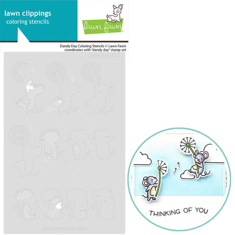 LAWN FAWN: Coloring Stencils | Dandy Day