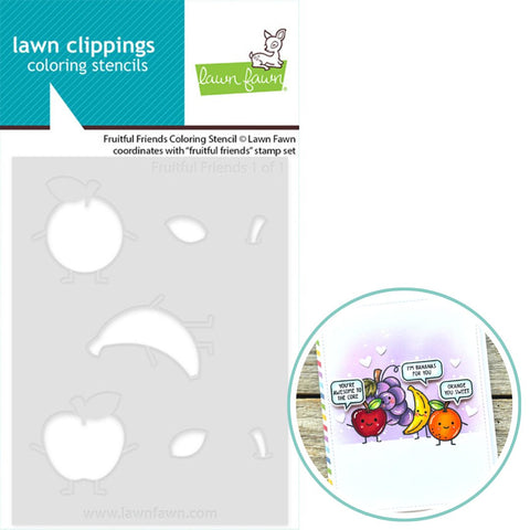 LAWN FAWN: Coloring Stencils | Fruitful Friends