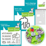 LAWN FAWN: Stamp, Die and Stencils Bundle | Highland Cows Add-on