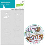 LAWN FAWN: Coloring Stencils | Highland Cows