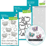 LAWN FAWN: I Like Big Butterflies | Stamp, Die and Stencils Bundle