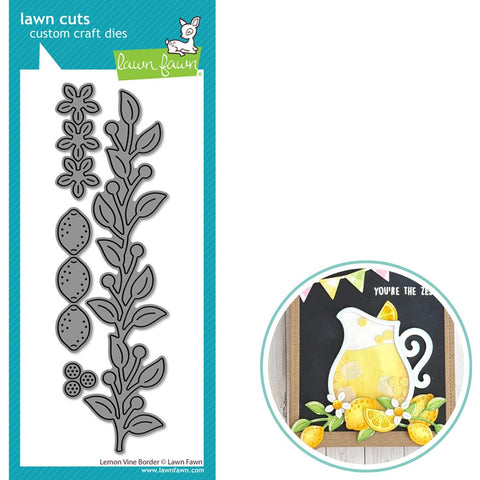LAWN FAWN: Lawn Cuts Die | Lemon Vine Border