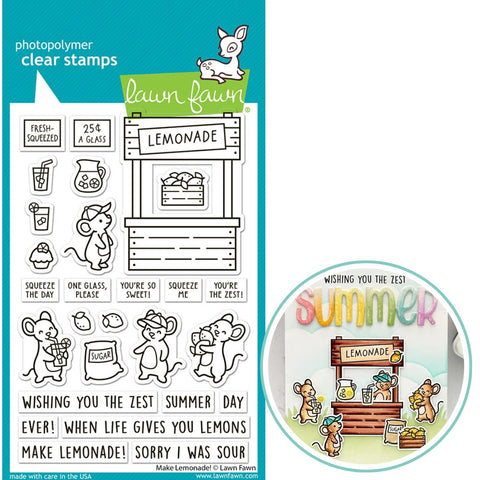 LAWN FAWN: Stamp |  Make Lemonade