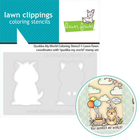 LAWN FAWN: Coloring Stencils | Quokka My World