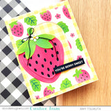 PRETTY PINK POSH:  Strawberries | Layered Stencil 4 PK