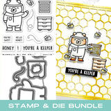 LAWN FAWN: You're A Keeper | Stamp & Lawn Cuts Die Bundle