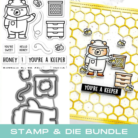 LAWN FAWN: You're A Keeper | Stamp & Lawn Cuts Die Bundle