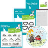 LAWN FAWN: All The Garden Hats | Stamp, Die and Stencils Bundle